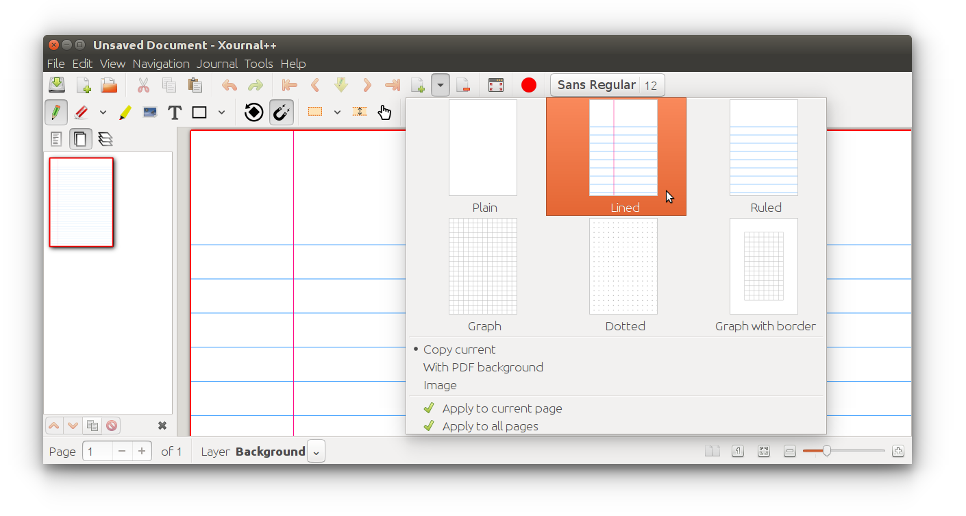 Xournal++ Screenshot